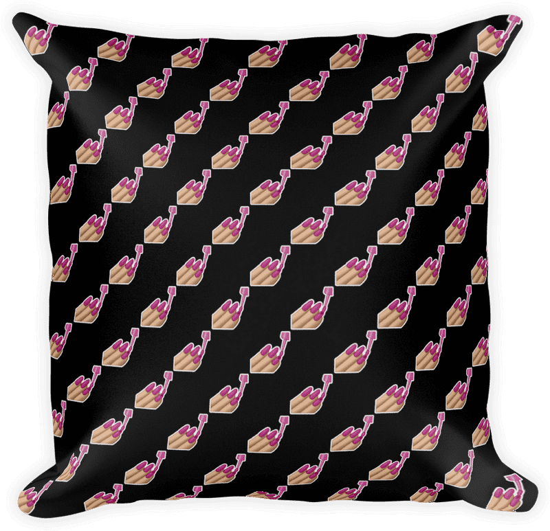 Nail Polish Dreams on a Velvet Canvas PNG