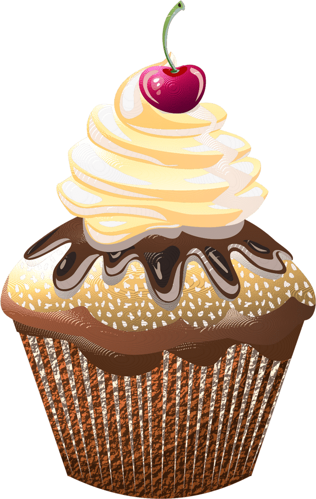 Delightful Cupcake Stand for Sweet Temptations PNG