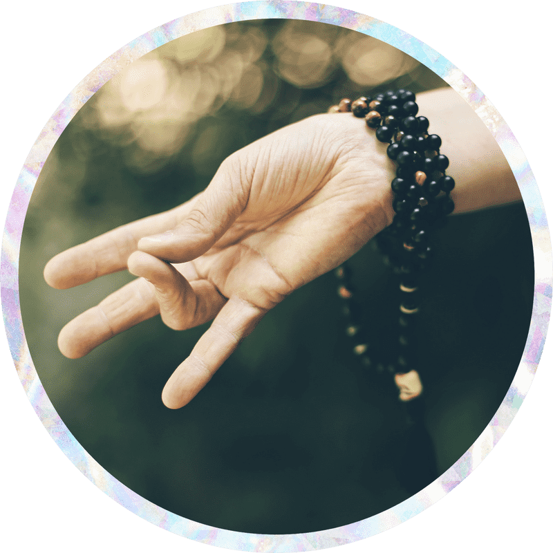 Serenity in Prayer Beads Meditation PNG