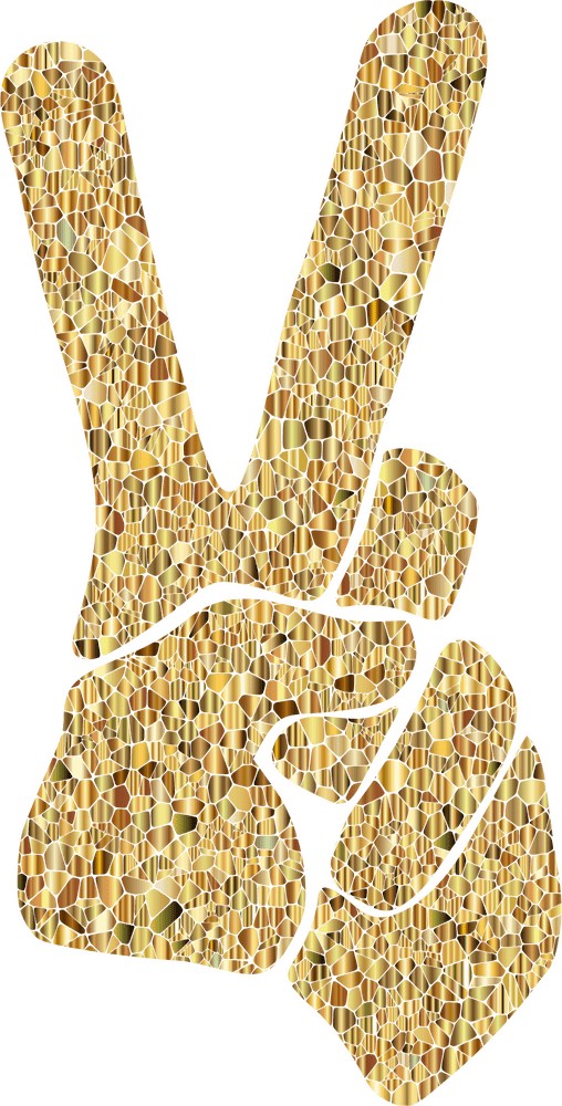 Golden Galaxy of Peace PNG