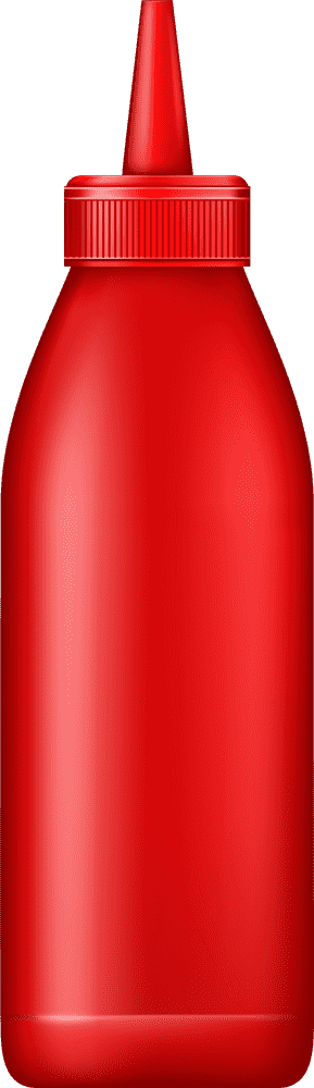 Classic Ketchup Bottle for Flavorful Dishes PNG