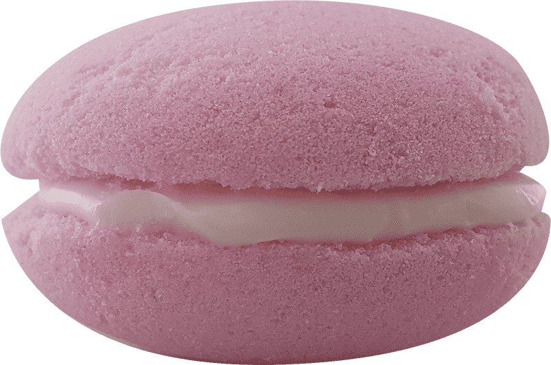 Elegant Pink Macaron Box Delight PNG