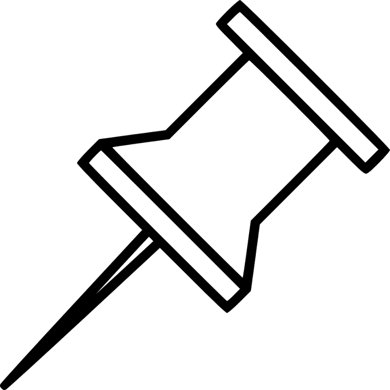 Sharp Pin for Quick Attachment PNG