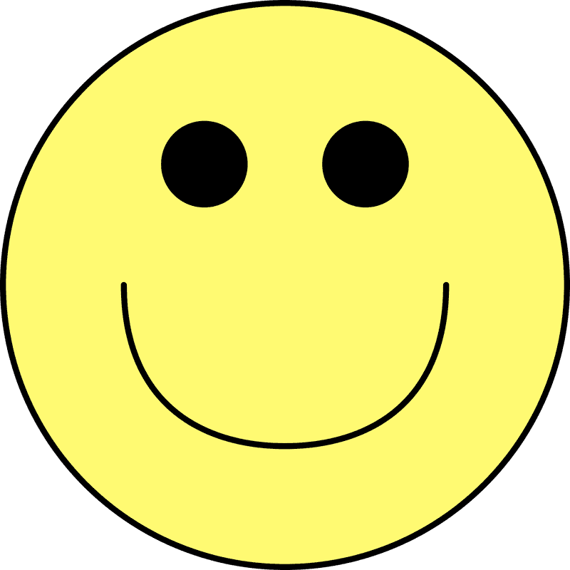 Cheerful Emoticon Smiley Face Delight PNG