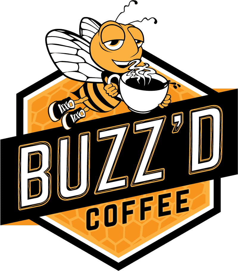 Buzz'd Coffee Beans A Sweet Sip of Energy PNG