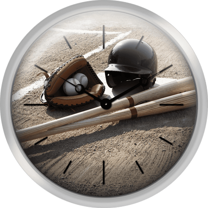 Baseball Bat and Gear on the Field PNG