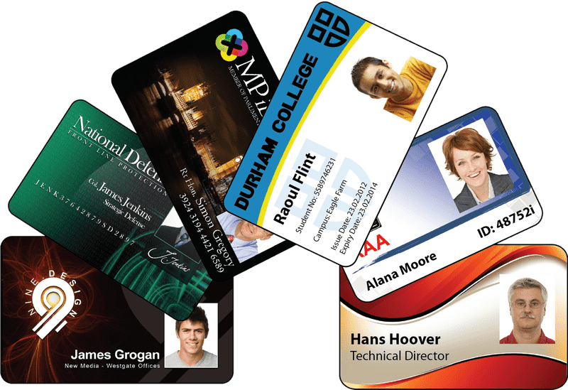 Green Card Identification and Membership Showcase PNG