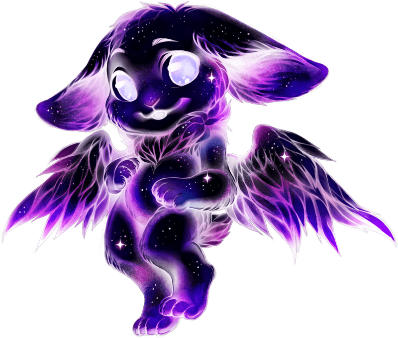 Galactic Dreamer A Cosmic Bunny Adventure PNG