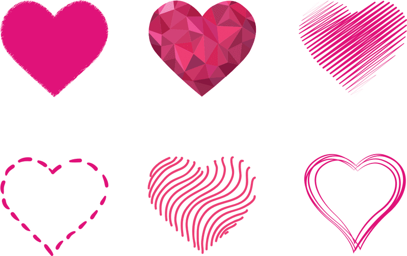 Harmony of Hearts A Colorful Celebration PNG