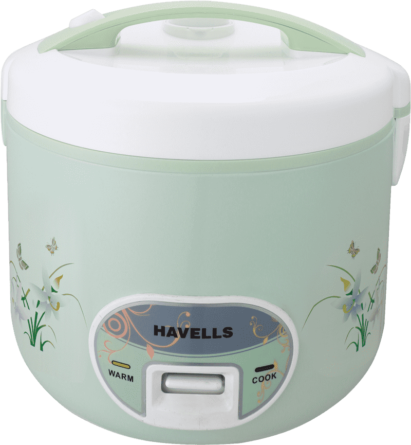 Elegant Green Rice Cooker for Effortless Cooking PNG