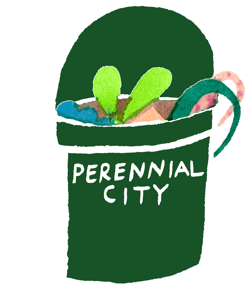 Perennial City Compost Bin for Eco-Friendly Gardening PNG