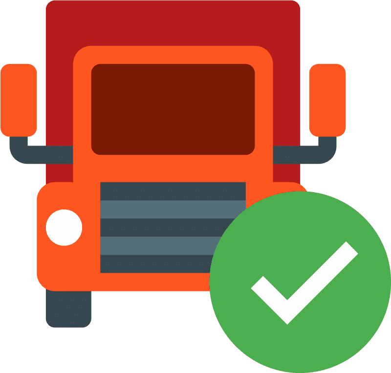 Reliable Delivery Truck for All Your Needs PNG