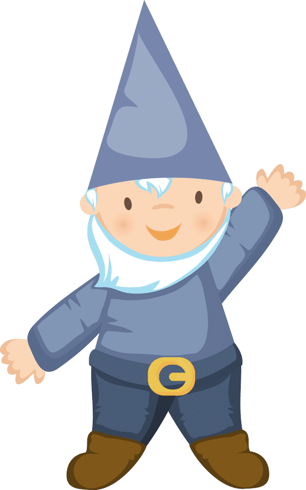 Cheerful Garden Gnome Welcoming You Home PNG
