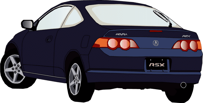 Stylish Acura Car with Sporty Elegance PNG