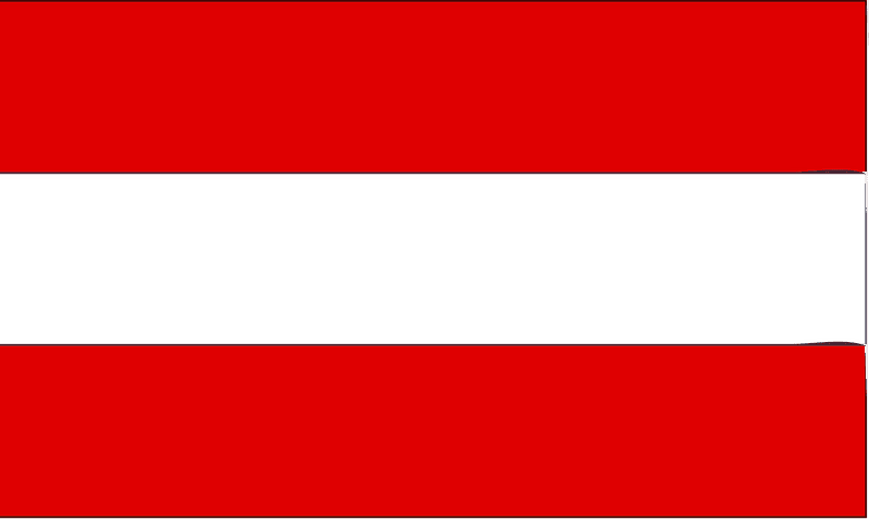 Austrian National Flag Design PNG