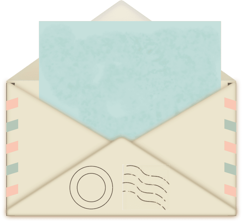 Envelope Mail with Unsent Letter PNG