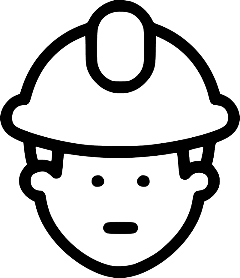 Essential Safety Helmet for Construction Sites PNG