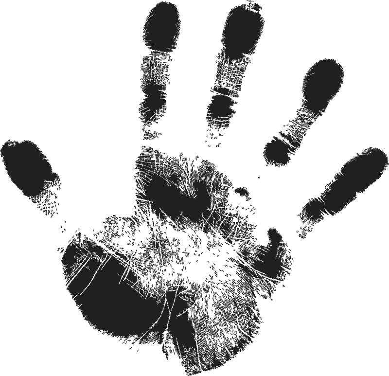 Chalk Handprint A Mark of Creativity PNG