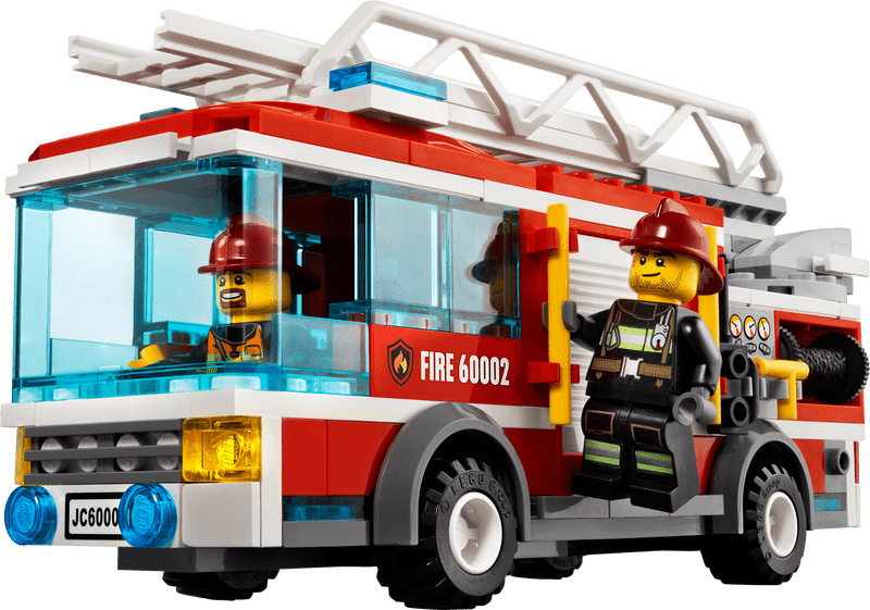 Lego Fire Brigade Rescue Vehicle Adventure PNG