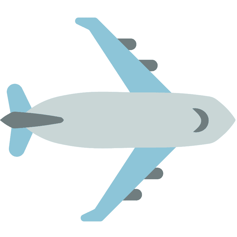 Blue Sky Airplane Adventure PNG