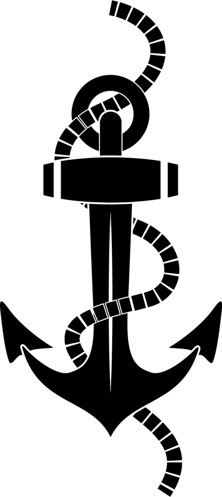 Steadfast Anchor Symbol of Stability and Strength PNG