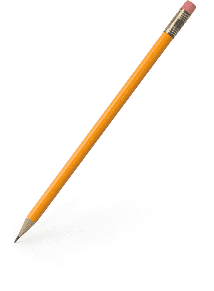 Bright and Simple Pencil Case Essentials PNG