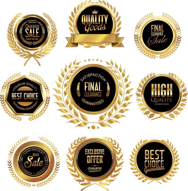 Elegant Name Badge with Premium Quality PNG