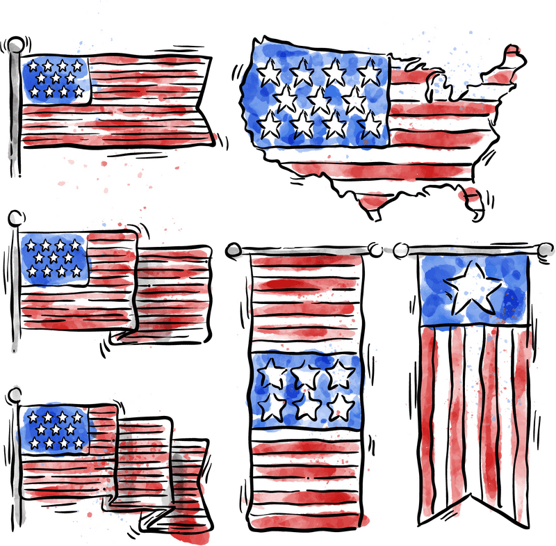 Creative Expressions of the Party Flag PNG