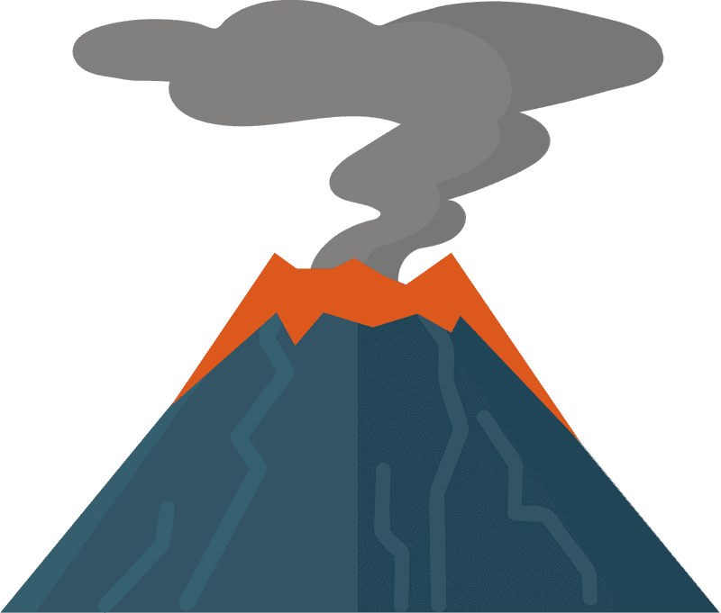 Fiery Eruption of the Volcano Summit PNG