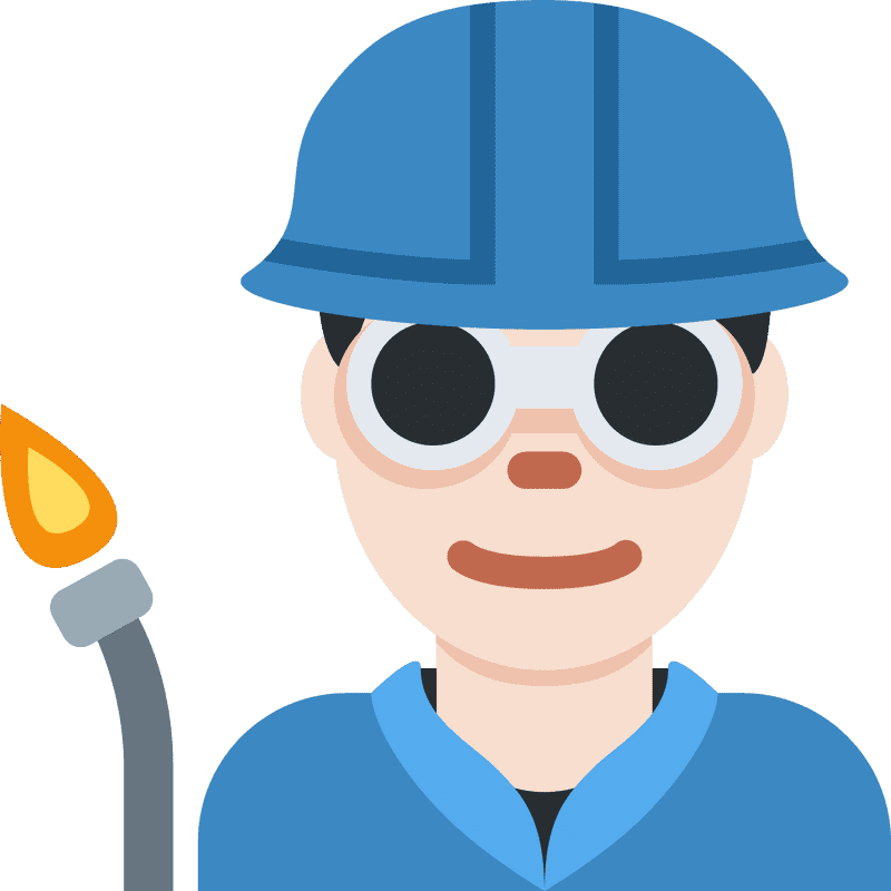 Dedicated Factory Worker in Action PNG