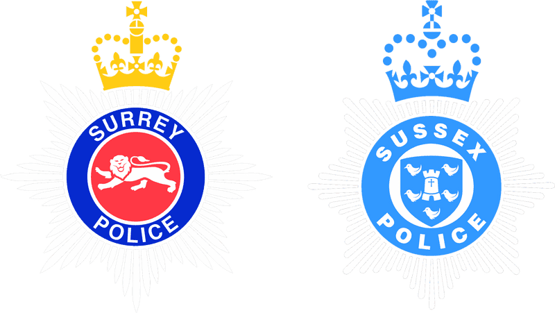 Surrey and Sussex Police Emblems PNG
