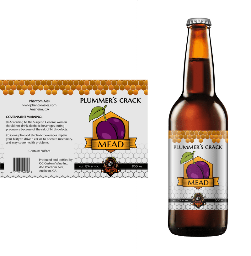 Plummer's Crack Mead Bottle Delight PNG
