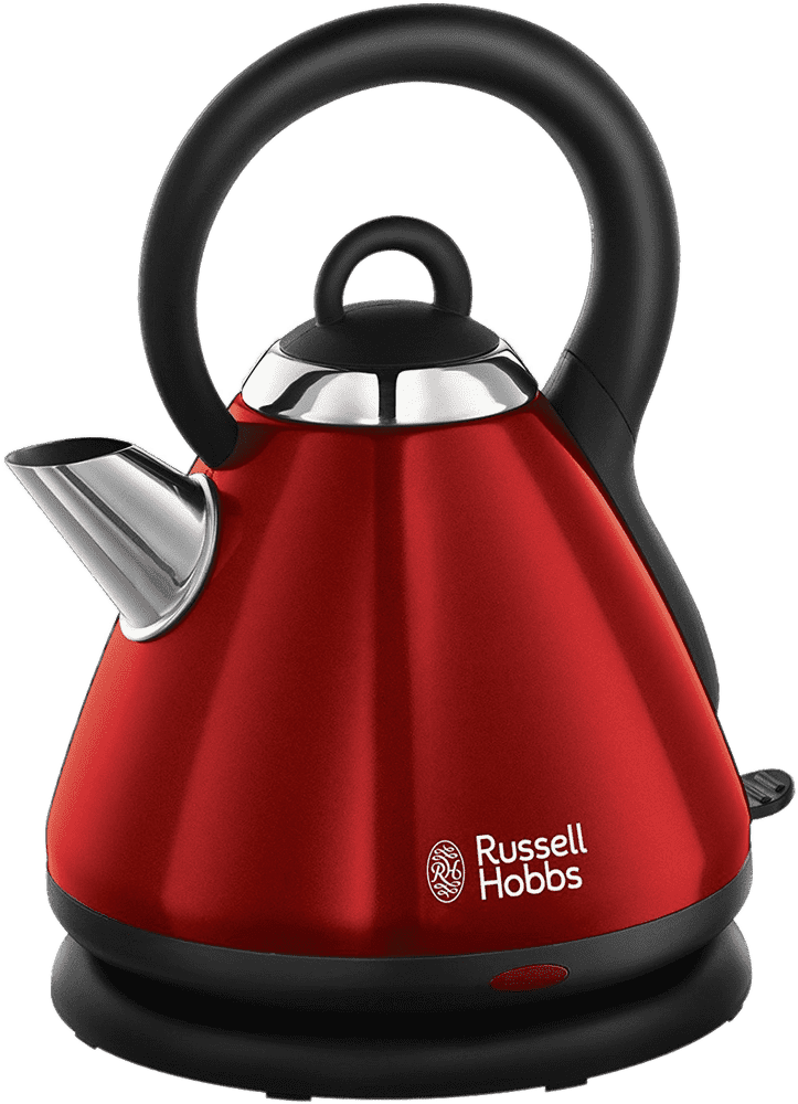 Red Kettle Bell Tea Maker PNG