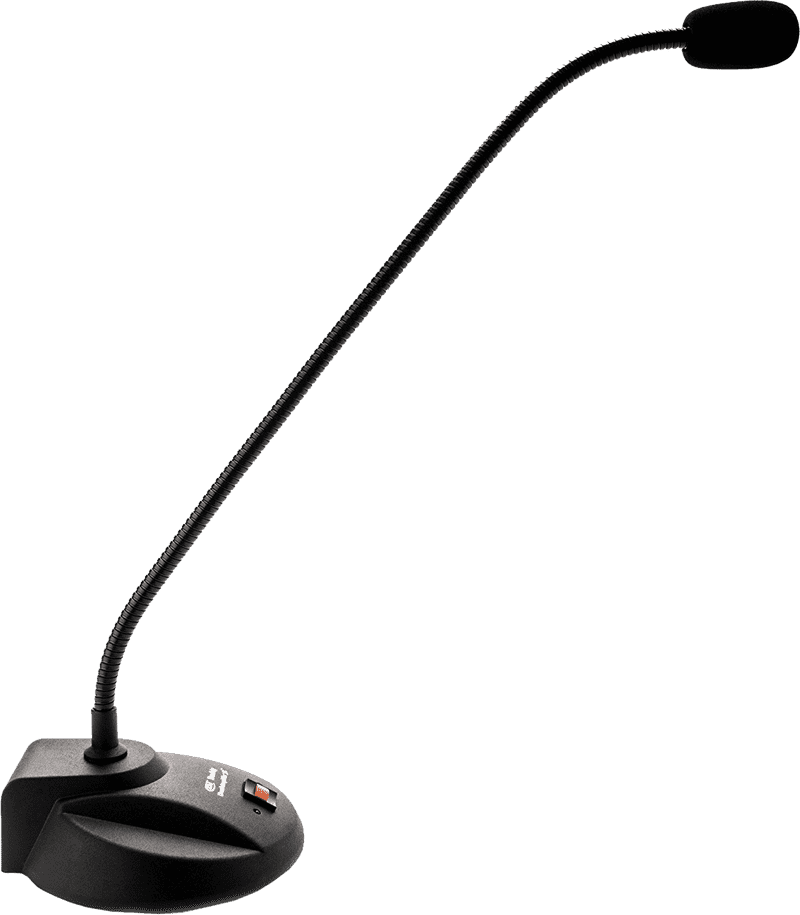 Flexible Desk Microphone for Clear Sound Capture PNG