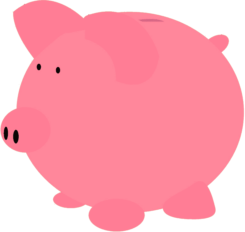 Piggy Bank Savings Fun PNG
