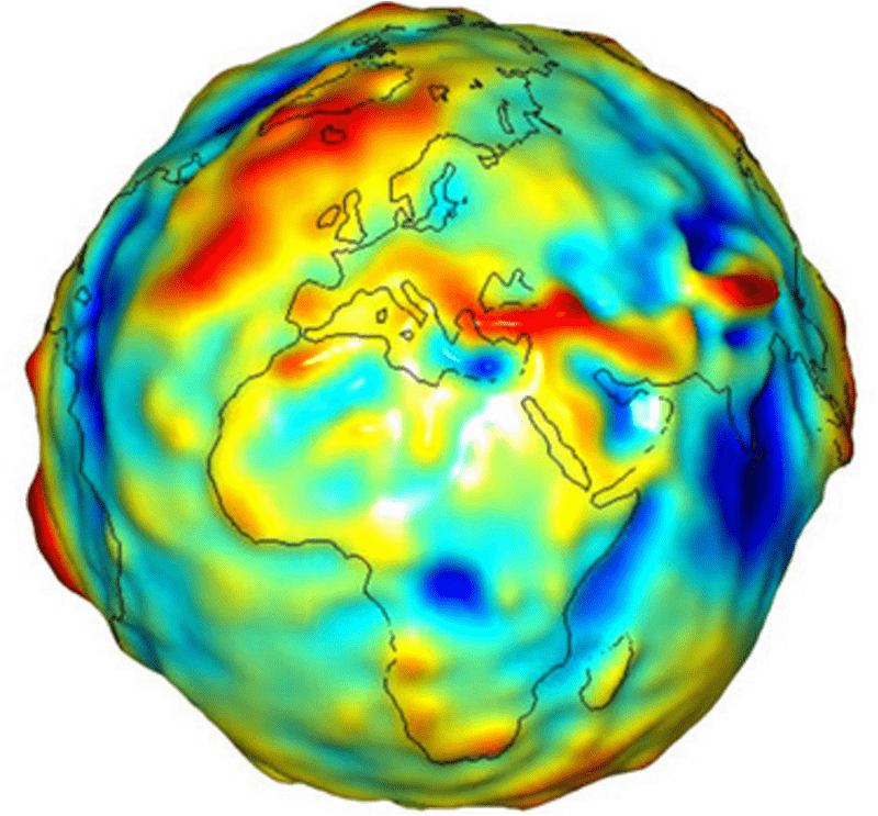Vibrant Earth A Colorful Representation of Our Planet's Features PNG
