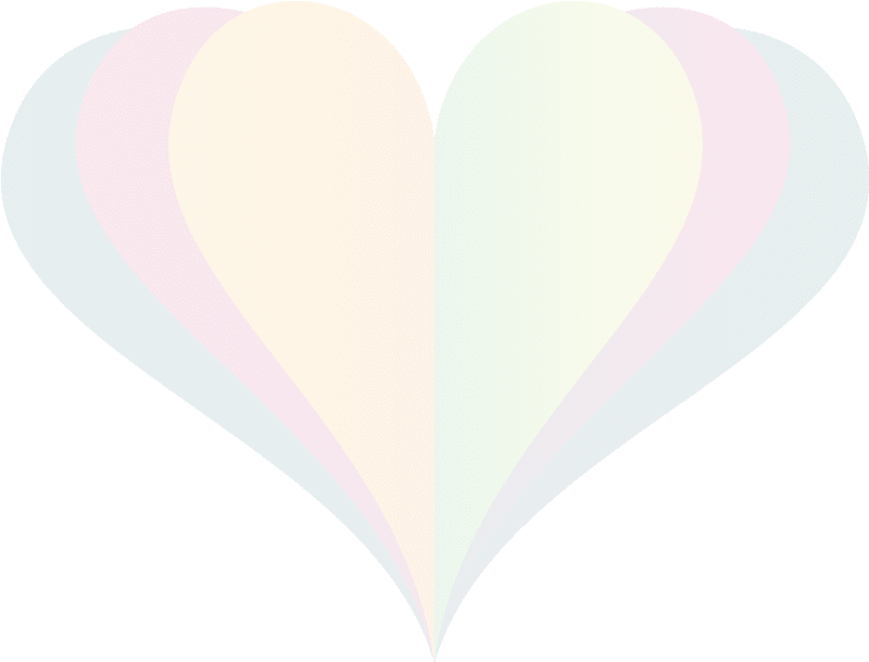 Colorful Heart of Unity and Love PNG