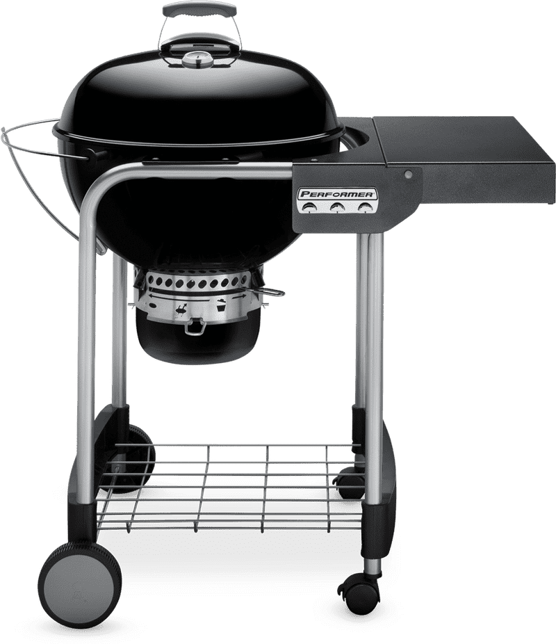 Premium Performer Barbecue Grill with Side Table PNG