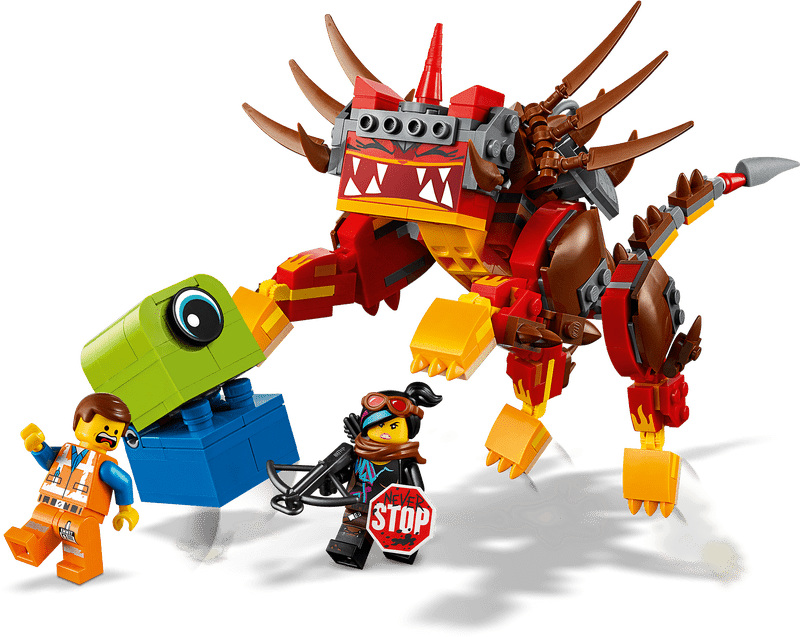 Lego Adventure Battle with the Dino Monster PNG