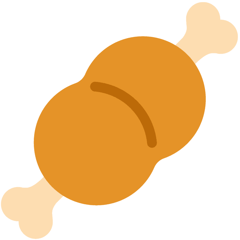 Delicious Bone-In Chicken Delight PNG