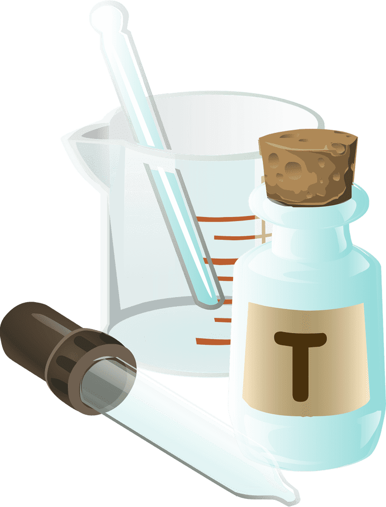 Essentials of Medicine Laboratory Equipment PNG
