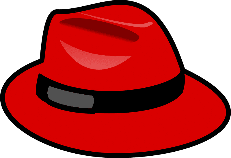 Vibrant Red Fashion Hat PNG