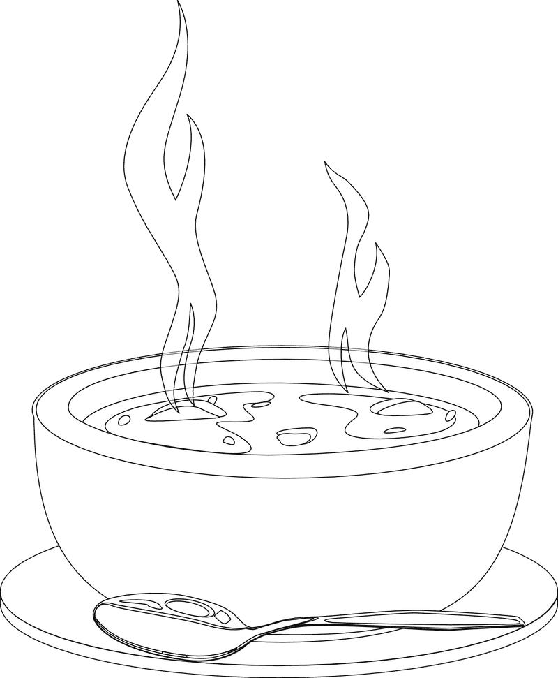 Delightful Udon Soup with Aromatic Steam PNG