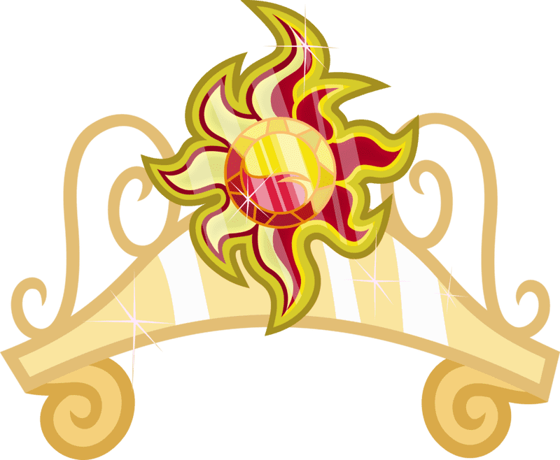 Radiant Sunset Embellishment PNG