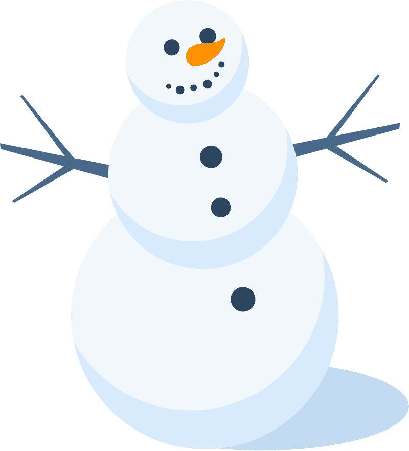 Snowy Winter Companion PNG
