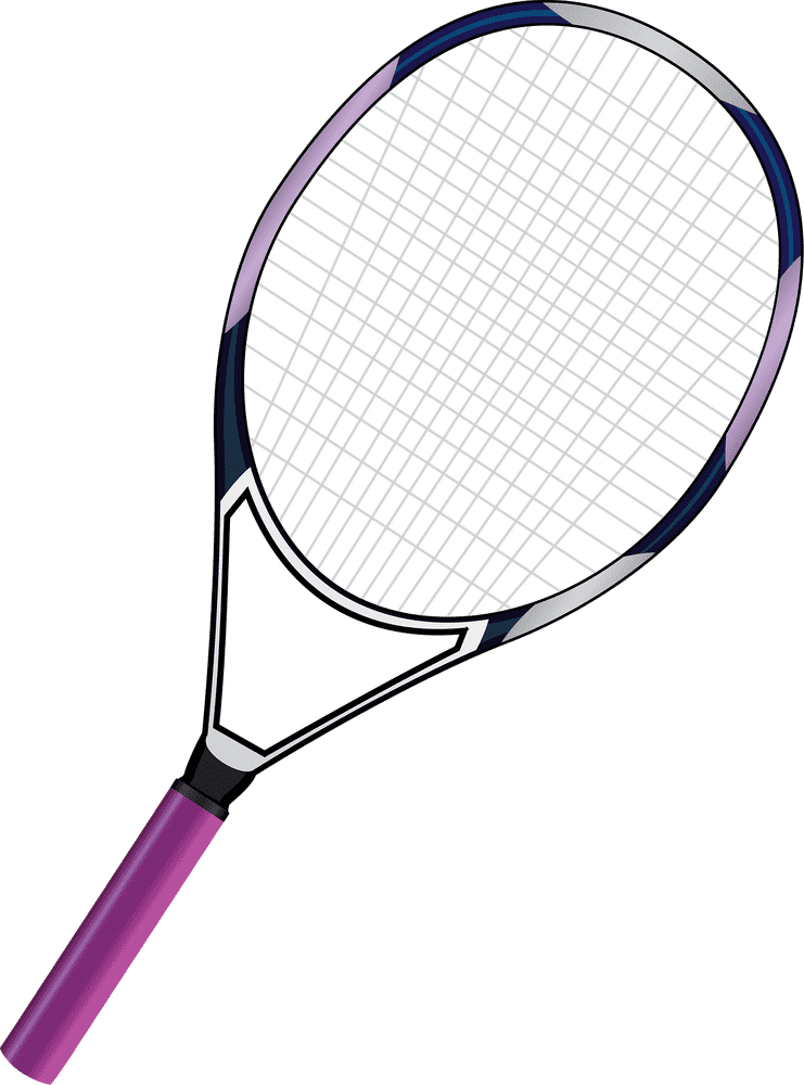 Stylish Purple Tennis Racket for Every Player PNG