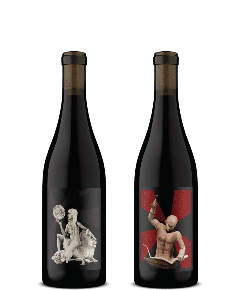 Artistic Expressions Unique Wine Bottle Collection PNG