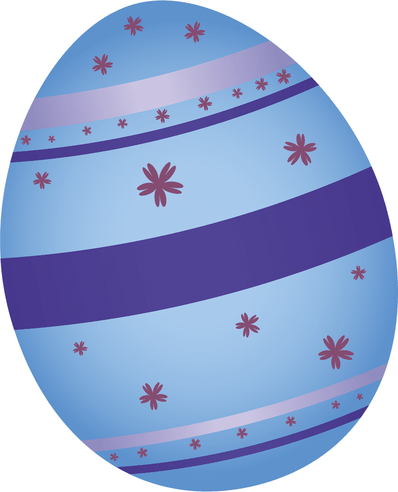 Easter Joy A Beautifully Decorated Egg PNG