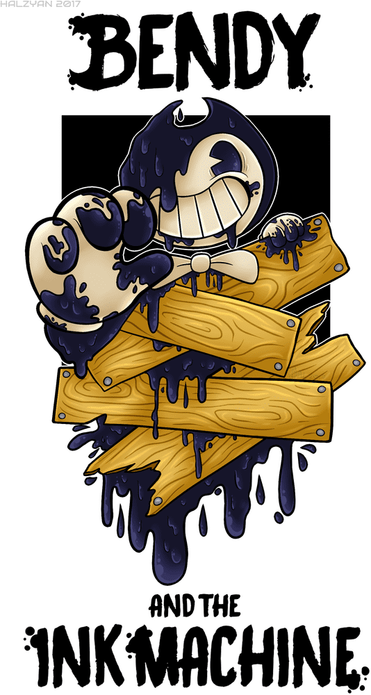 Bendy's Ink Bottle Adventure PNG