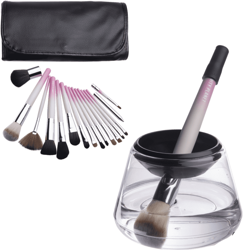 Planet of Beauty Brush Essentials Collection PNG
